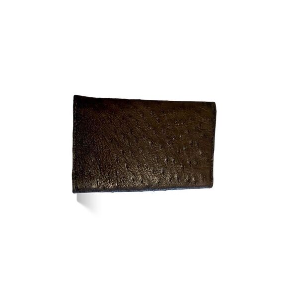GUCCI Circa 60’s Brown Ostrich leather & Braided Gold Hardware Shoulder Bag - Picture 8 of 15